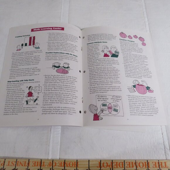 Graph It BIG BOOK (almost 2 feet tall) with teacher pages  CLASSROOM SIZE - Picture 6 of 16